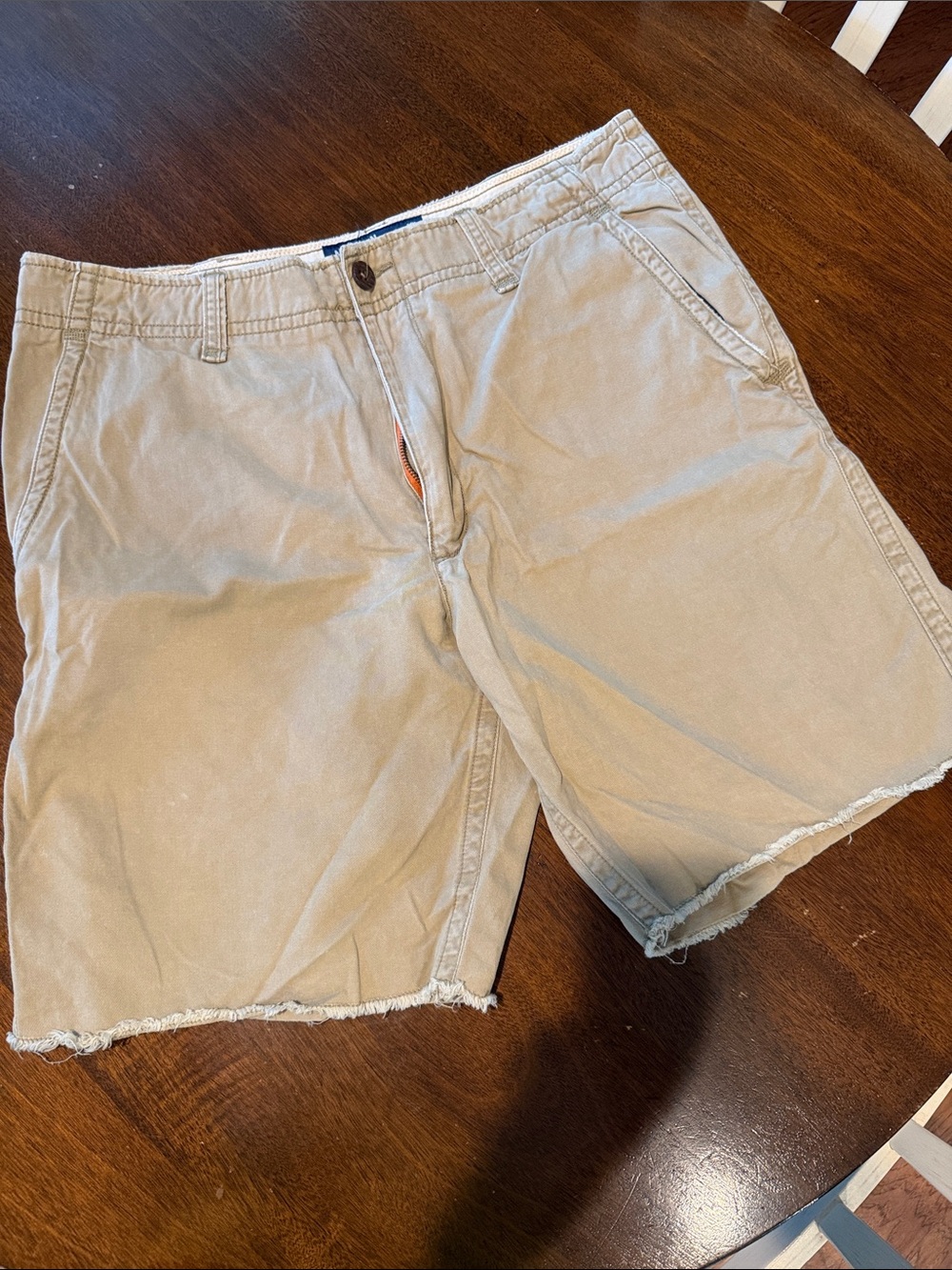 American Eagle Outfitters Tan Flat Front Casual Shorts
